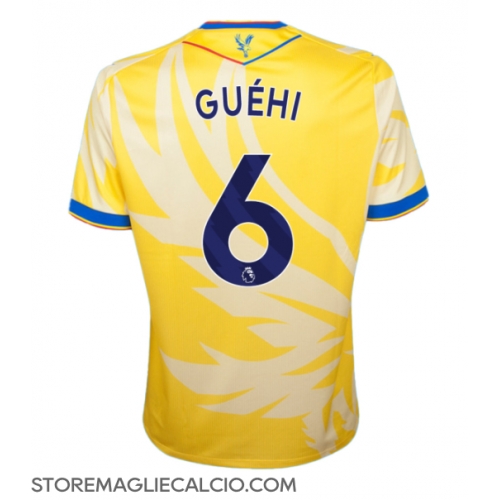 Crystal Palace Marc Guehi #6 Maglia Gara Trasferta Repliche 2024-25 Maniche Corte Crystal Palace Marc Guehi #6 Maglia Gara Trasferta Repliche 2024-25 Maniche Corte